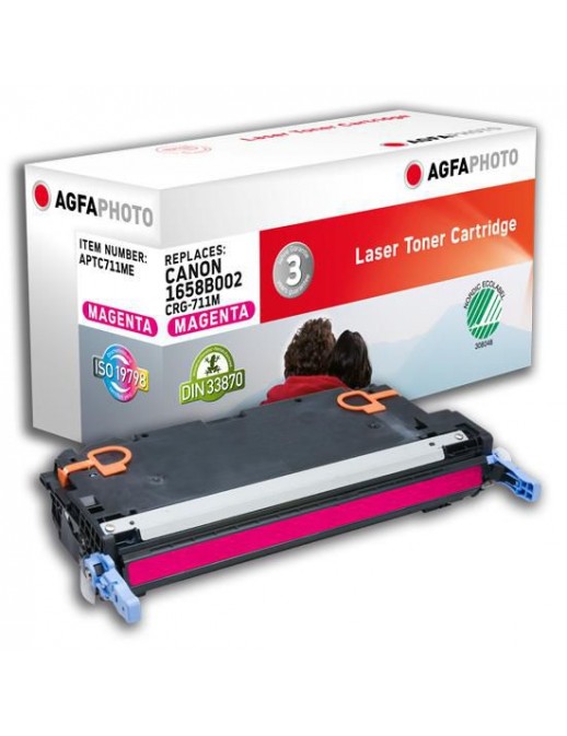 APTC711ME APTC711ME AgfaPhoto 6000 page yield, f/Canon, Magenta