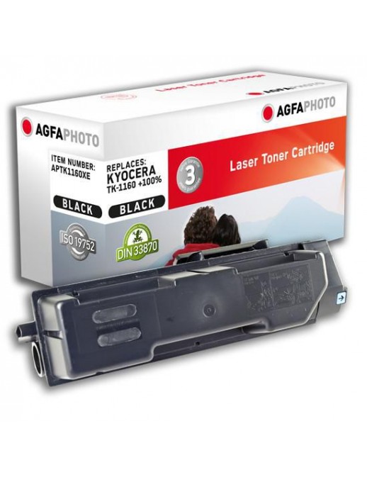 APTK1160XE APTK1160XE AgfaPhoto Toner Cartridge for Kyocera ECOSYS P2040dn, Black, 14400 pages