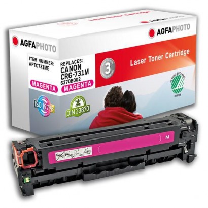 APTC731ME APTC731ME AgfaPhoto Toner Cartridge for Canon i-SENSYS LBP7100CN/7110CW, 1500 pages, Magenta