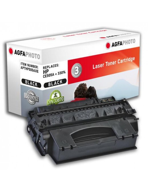 APTHP505AXE APTHP505AXE AgfaPhoto Toner Cartridge for HP LaserJet P2035, Black, 10000 pages