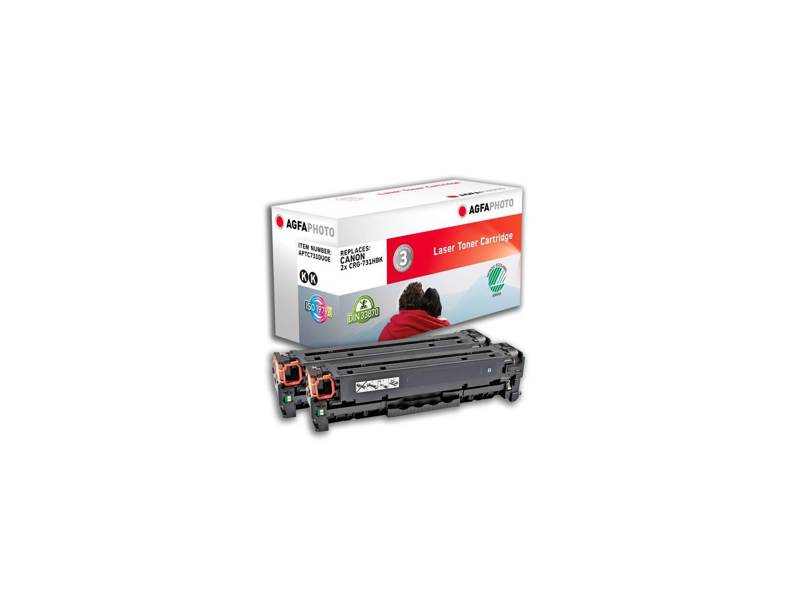 APTC731DUOE APTC731DUOE AgfaPhoto Toner 2x Black