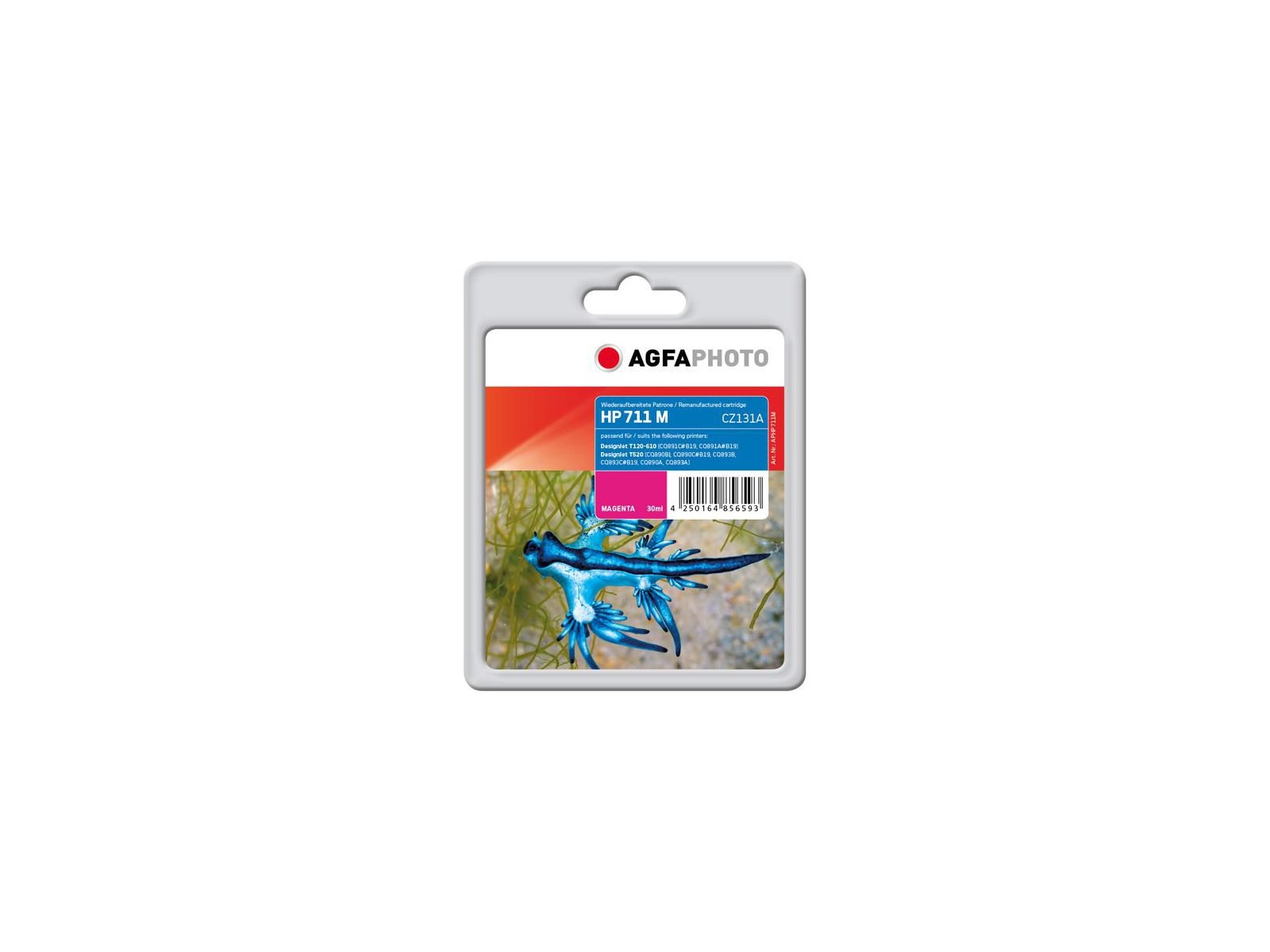 APHP711M APHP711M AgfaPhoto Magenta, 30ml, HP DesignJet T120/T520