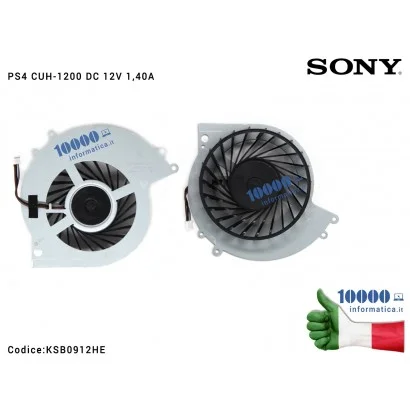 Ventola Fan CPU SONY PlayStation 4 PS4 CUH-1200 DC 12V 1.40A KSB0912HE
