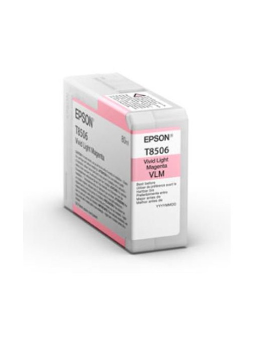 C13T85060N C13T85060N Epson Ink Cartridge 1 Pc(S) Original Vivid Light Magenta