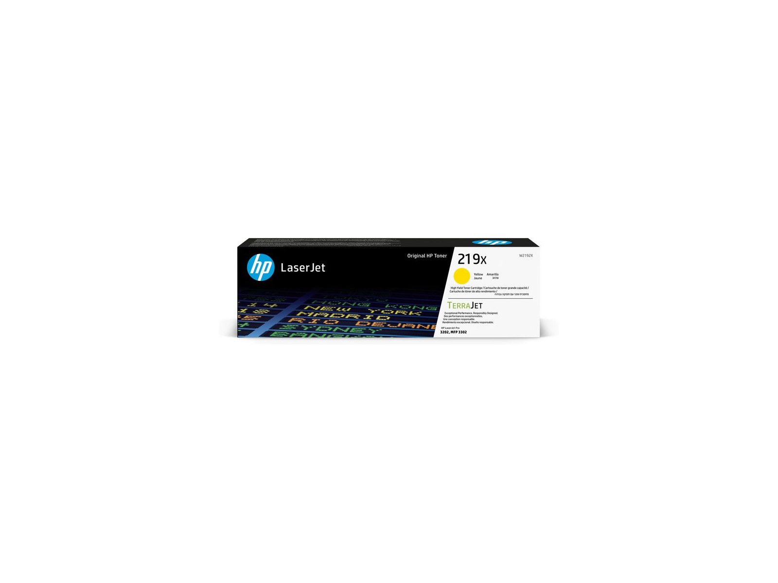 W2192X W2192X HP 219X High Yield Yellow Original Laserjet Toner Cartridge