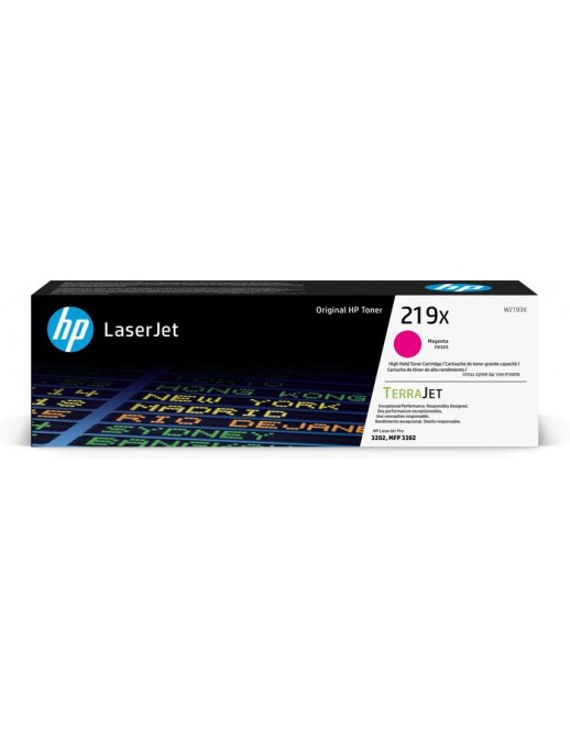 W2193X W2193X HP 219X High Yield Magenta Original Laserjet Toner Cartridge
