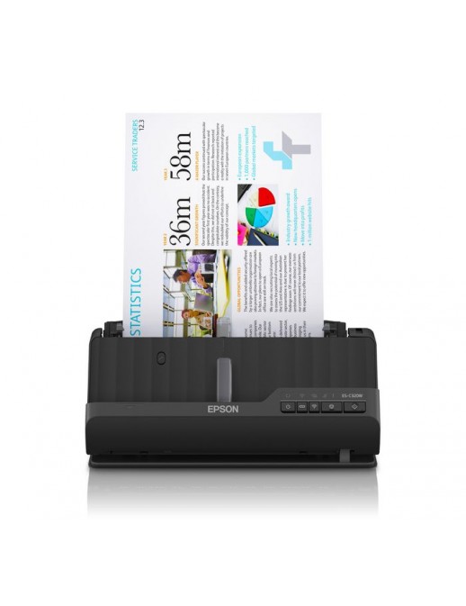 B11B270401 B11B270401 Epson Es-C320W Adf + Sheet-Fed Scanner 600 X 600 Dpi A4 Black