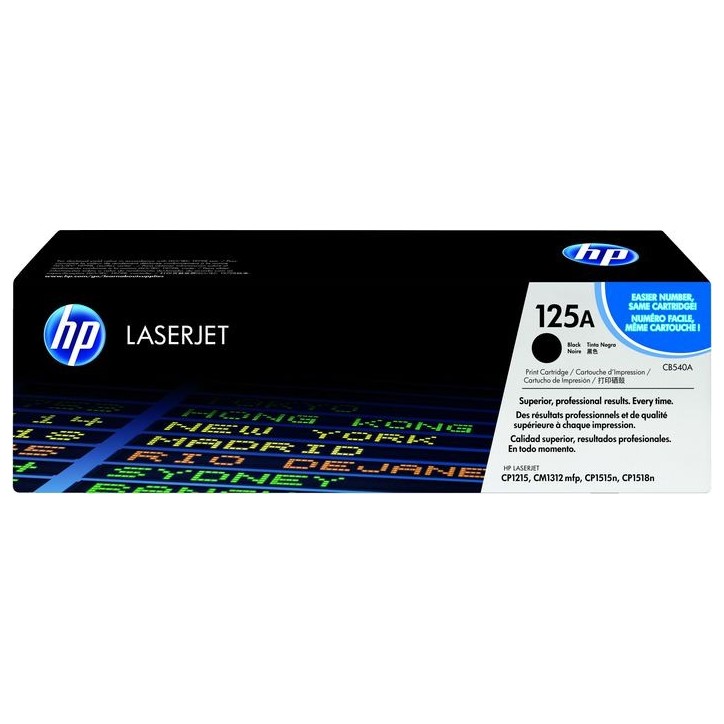 CB540A-RFB HP 125A Black Original LaserJet Toner Cartridge