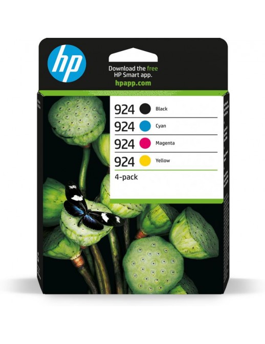6C3Z1NE 6C3Z1NE HP 924 CMYK Original Ink Cartridge 4-Pack