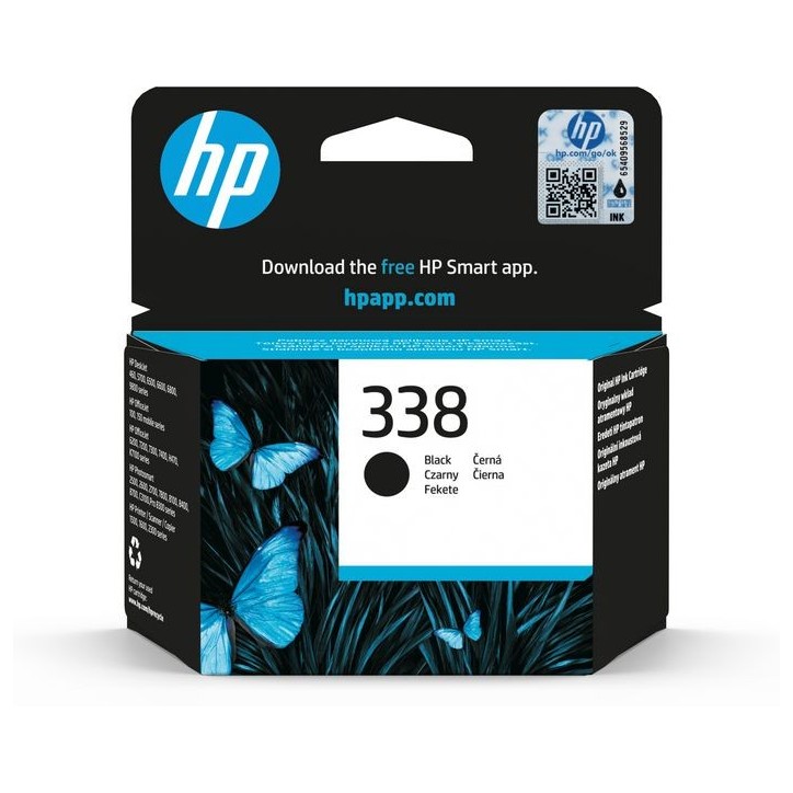 C8765EEBA3 HP 338 Black Original Ink Cartridge C8765EEBA3 HP 338 Black Original Ink Cartridge