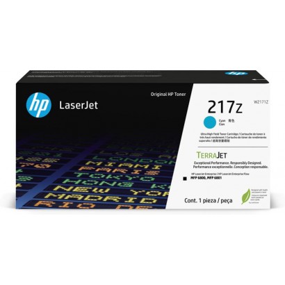 W2171Z W2171Z HP 217Z Ultra High Yield Cyan Original Laserjet Toner Cartridge