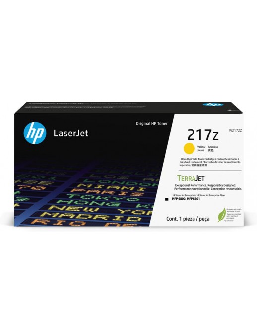 W2172Z W2172Z HP 217Z Ultra High Yield Yellow Original Laserjet Toner Cartridge