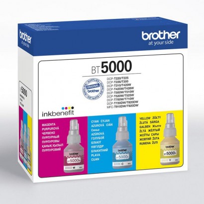 BT5000CLVAL BT5000CLVAL Brother Ink Cartridge 3 Pc(S) Compatible Cyan, Magenta, Yellow