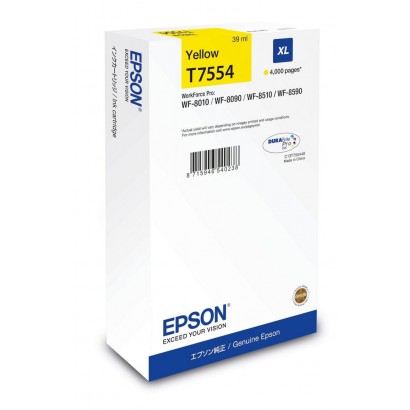 C13T75544N C13T75544N Epson Wf-8Xxx Series Ink Cartridge Xl Yellow