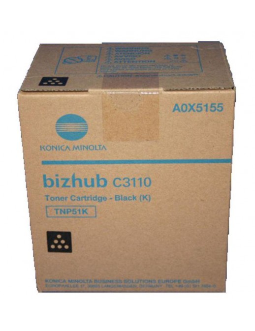 A0X5155 A0X5155 Konica Minolta Tnp-51K Toner Cartridge 1 Pc(S) Original Black