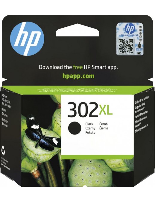 F6U68AE F6U68AE HP 302Xl High Yield Black Original Ink Cartridge