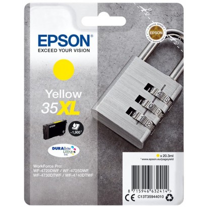C13T35944020 C13T35944020 Epson Padlock Singlepack Yellow 35Xl Durabrite Ultra Ink