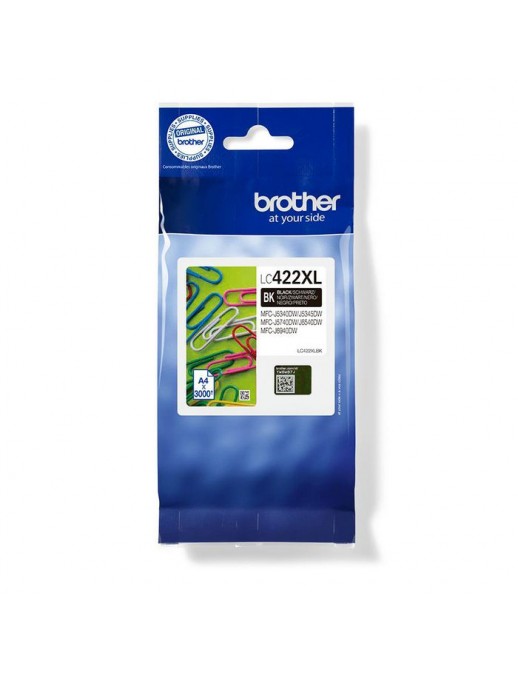 LC422XLBK LC422XLBK Brother Lc-422Xlbk Ink Cartridge 1 Pc(S) Original High (Xl) Yield Black