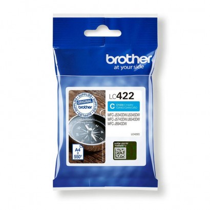 LC422C LC422C Brother Lc-422C Ink Cartridge 1 Pc(S) Original Cyan