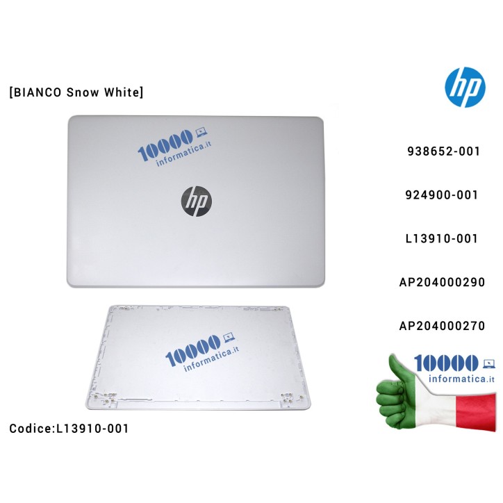 Cover LCD [Snow White] HP Pavilion 250 G6 15-BS 15-BW 255 G6 15T-BS 15Q-BU (BIANCO) AP204000290 AP204000270 938652-001 924900-00