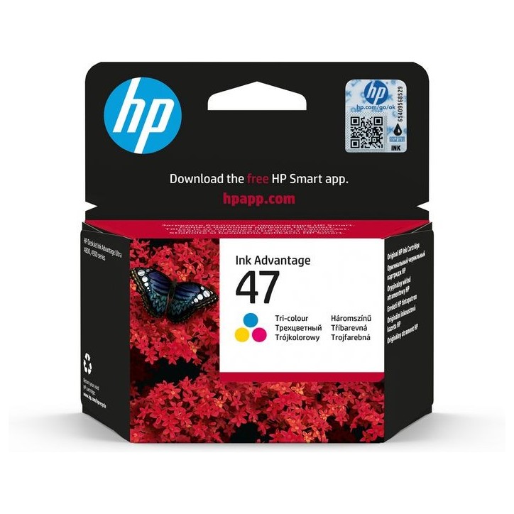 6ZD61AEBHL HP 47 Tri-Color Original Cartridge