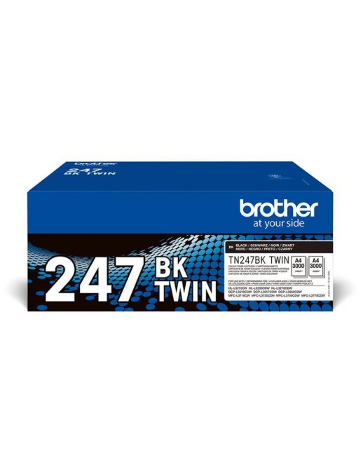 TN247BKTWIN TN247BKTWIN Brother TN247BK TWIN TONER FOR ECL