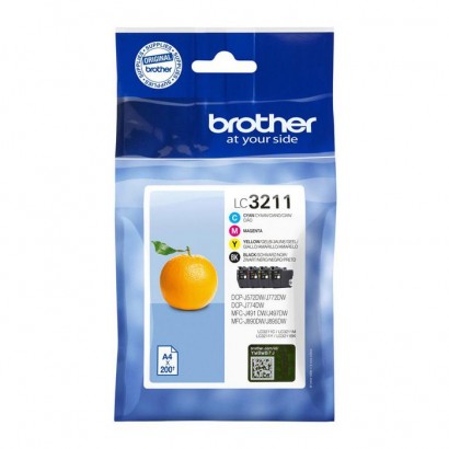 LC3211VALDR LC3211VALDR Brother LC3211 VALUE BLISTER & DR SECURITY TAG - MOQ 4