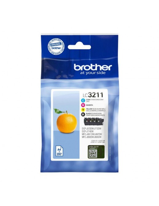 LC3211VALDR LC3211VALDR Brother LC3211 VALUE BLISTER & DR SECURITY TAG - MOQ 4