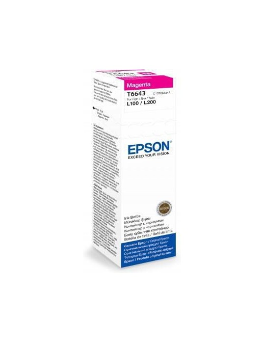 C13T66434A C13T66434A Epson T6643 Magenta Ink Bottle 70Ml