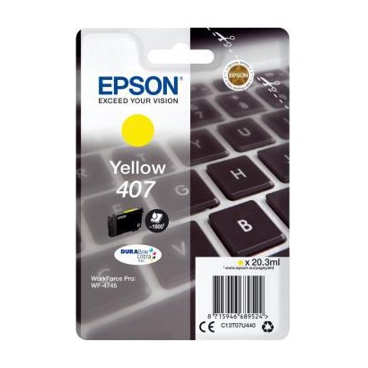 C13T07U440 C13T07U440 Epson Wf-4745 Ink Cartridge 1 Pc(S) Original High (Xl) Yield Yellow