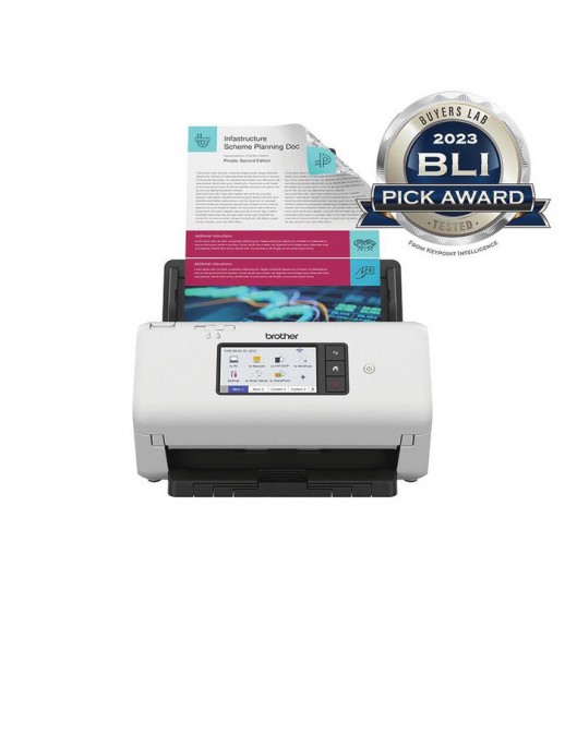 ADS4700WRE1 ADS4700WRE1 Brother Ads-4700W Adf + Sheet-Fed Scanner 600 X 600 Dpi A4 Black, White