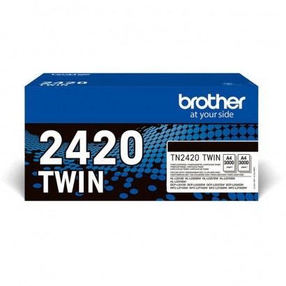 TN2420TWIN TN2420TWIN Brother TN2420 TWIN TONER FOR ELL - MOQ 3