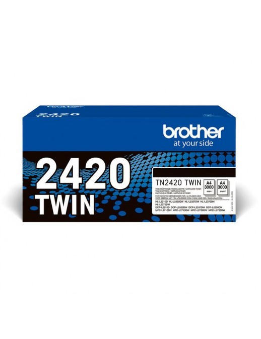 TN2420TWIN TN2420TWIN Brother TN2420 TWIN TONER FOR ELL - MOQ 3