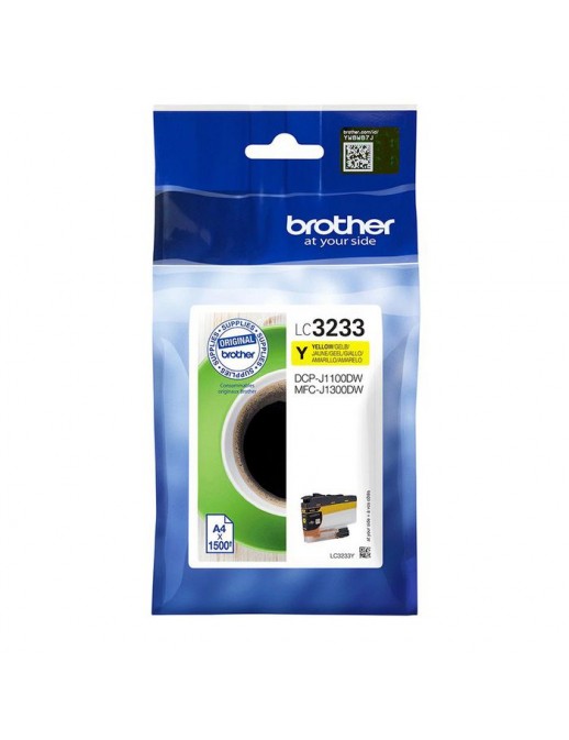 LC3233Y LC3233Y Brother Lc-3233Y Ink Cartridge 1 Pc(S) Original Standard Yield Yellow