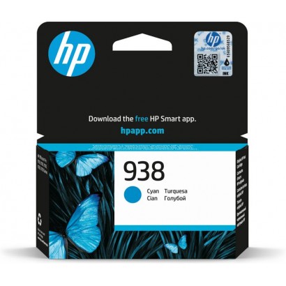 4S6X5PE 4S6X5PE HP 938 Cyan Original Ink Cartridge