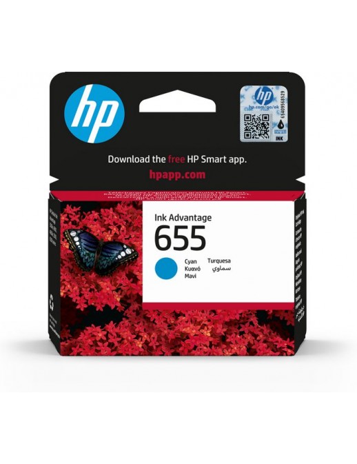 CZ110AE#BHK CZ110AEBHK HP 655 Cyan Original Ink Advantage Cartridge