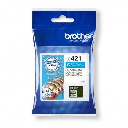 LC421C LC421C Brother Lc-421C Ink Cartridge 1 Pc(S) Original Cyan