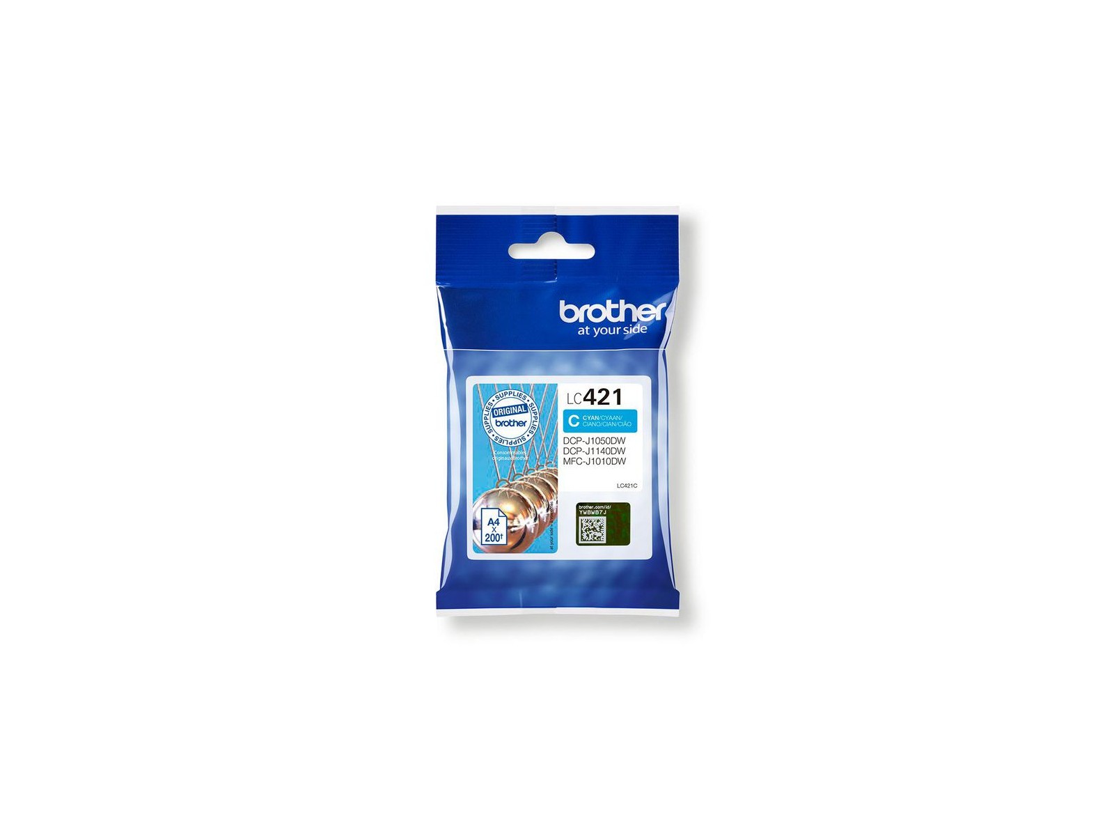 LC421C LC421C Brother Lc-421C Ink Cartridge 1 Pc(S) Original Cyan