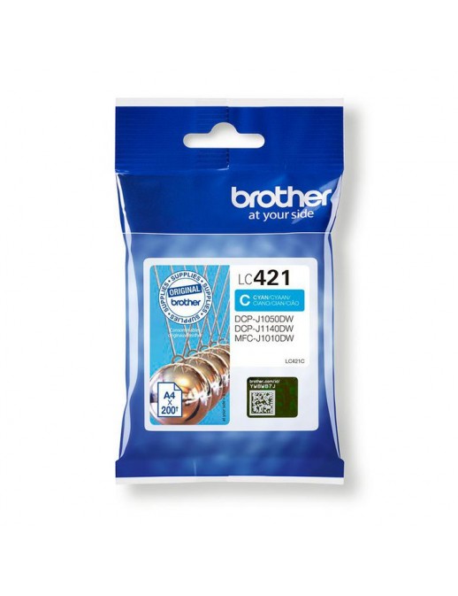 LC421C LC421C Brother Lc-421C Ink Cartridge 1 Pc(S) Original Cyan