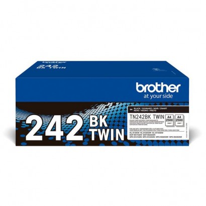 TN242BKTWIN TN242BKTWIN Brother Tn-242Bktwin Toner Cartridge 2 Pc(S) Original Black