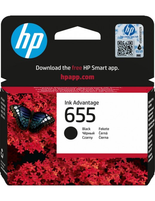 CZ109AE#BHK CZ109AEBHK HP 655 Black Original Ink Advantage Cartridge