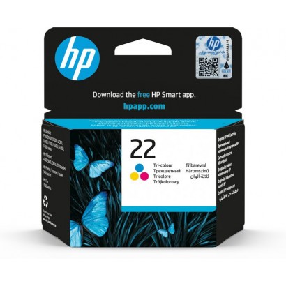C9352AE#UUQ C9352AEUUQ HP 22 Tri-Color Original Ink Cartridge