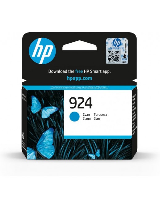 4K0U3NE#SE1 4K0U3NESE1 HP 924 CYAN EN/DE/PL/CZ ORIGINAL INK CARTRIDGE