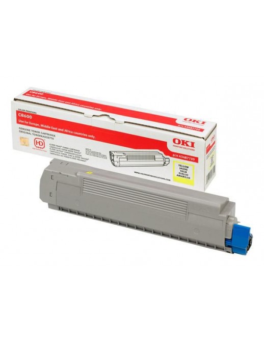 43487709 43487709 OKI Toner Cartridge 1 Pc(S) Original Yellow
