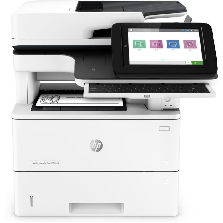 1PV67A HP Laserjet Enterprise Flow Mfp M528Z, Print, Copy, Scan, Fax, Front-Facing Usb Printing Scan To Email Two-Sided Printing 1PV67A HP Laserjet Enterprise Flow Mfp M528Z, Print, Copy, Scan, Fax, Front-Facing Usb Printing Scan To Email Two-Sided Printing