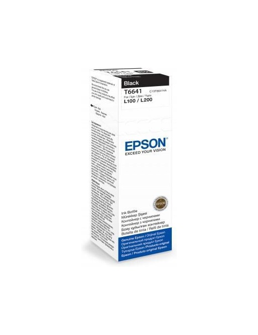 C13T66414A C13T66414A Epson T6641 Black Ink Bottle 70Ml
