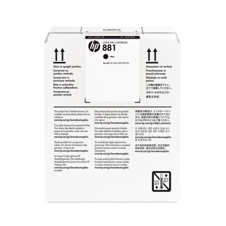 CR334A HP 881 5-Liter Black Latex Ink Cartridge CR334A HP 881 5-Liter Black Latex Ink Cartridge