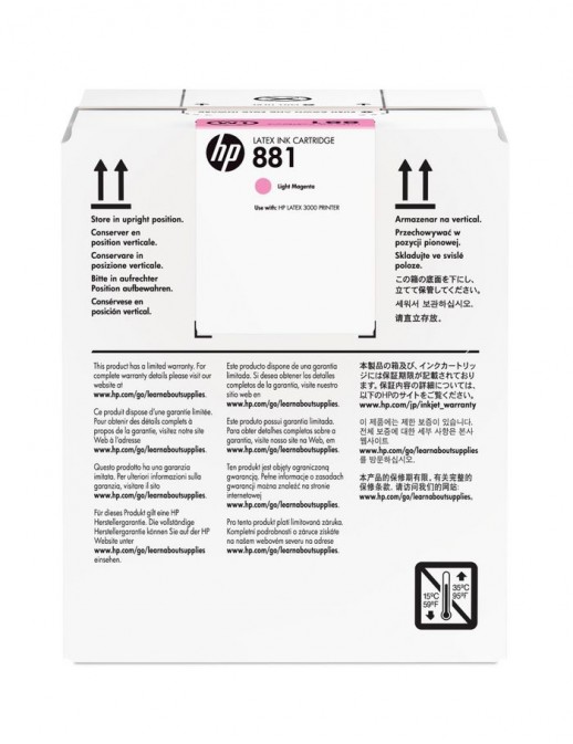 CR336A CR336A HP 881 5-liter Light Magenta Latex Ink Cartridge