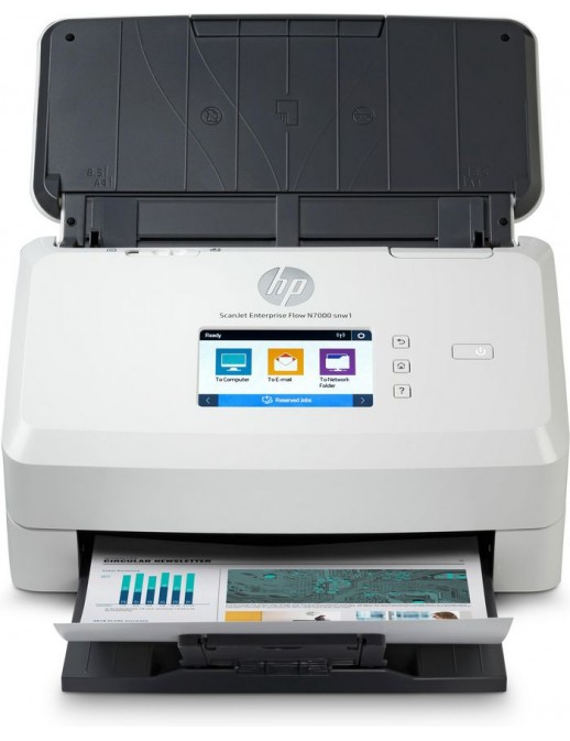6FW10A 6FW10A HP Scanjet Enterprise Flow N7000 Sheet-Fed Scanner 600 X 600 Dpi A4 White