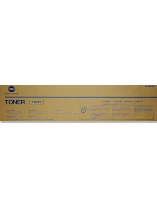 A3VU050 A3VU050 Konica Minolta Tn712 Toner Cartridge 1 Pc(S) Original Black 825346